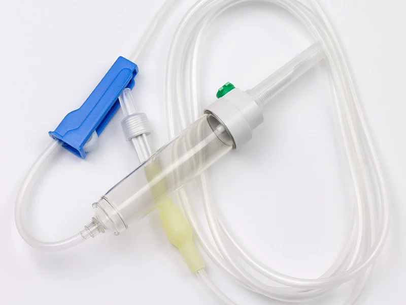 Weiche Medizinschläuche als Beispiel für die Soft-PVC-Compoundierung