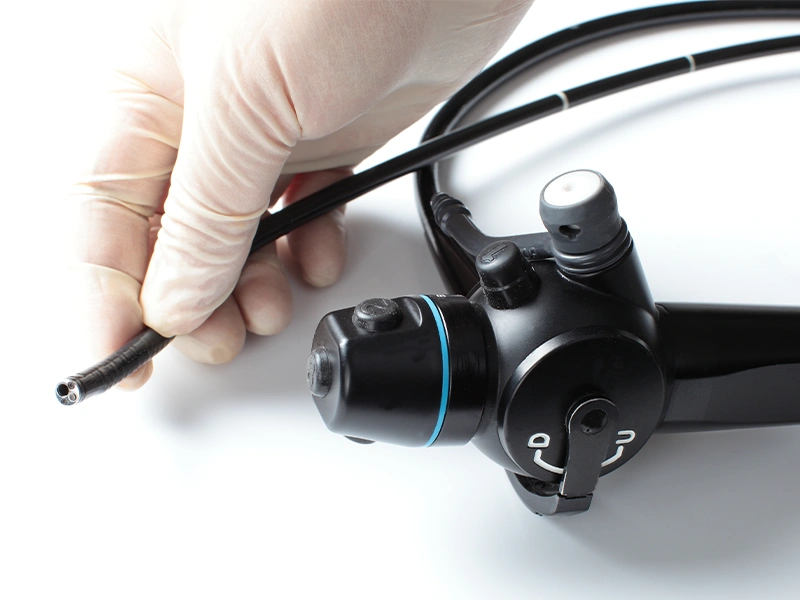 Medical endoscopes example for overmolding epoxy resin molding compounds