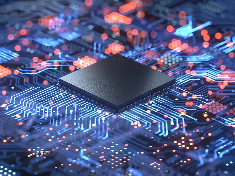 EMC-Compounds in einer Leiterplatte