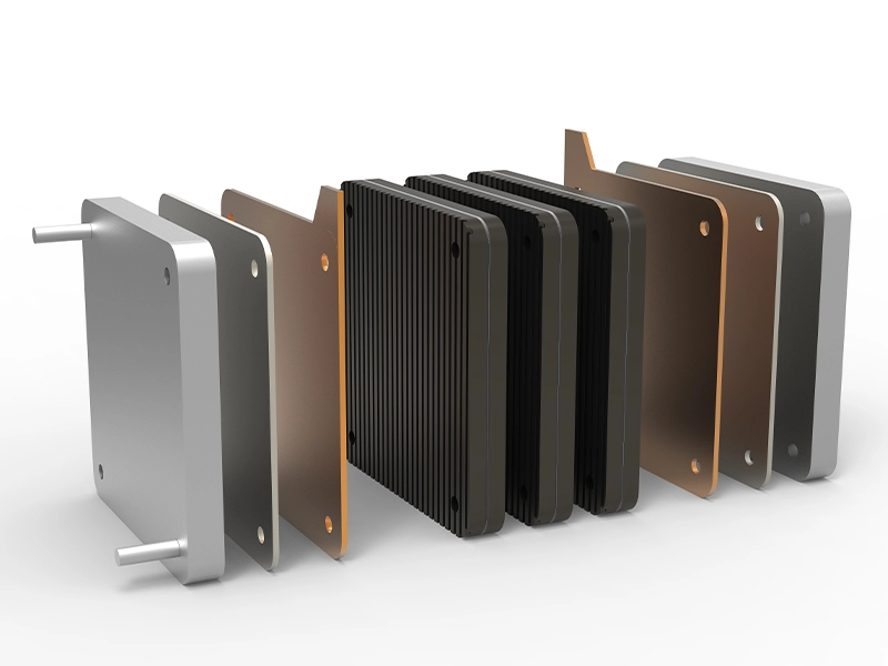 Kunststoffplatten in seiner Brennstoffzelle aus hochleitfähigem Kunststoff