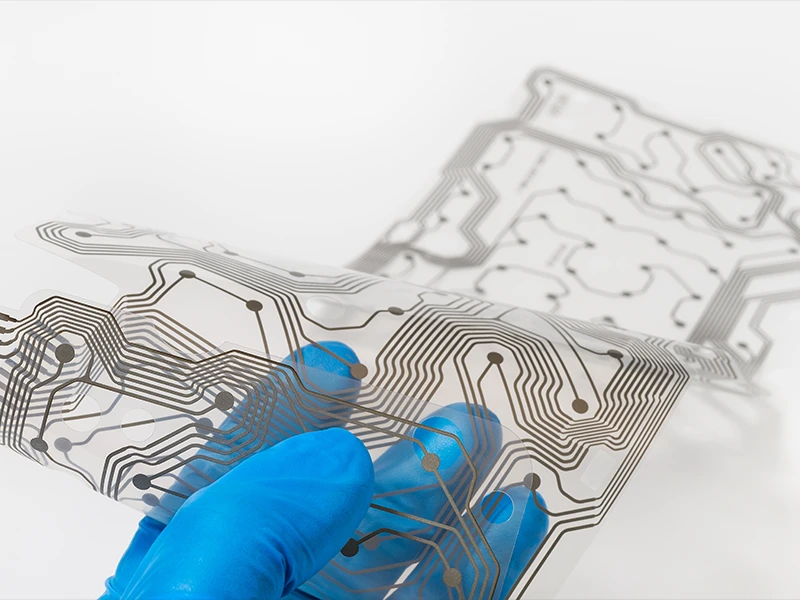 Printed circuit board made of highly conductive compounds to prevent explosive atmospheres