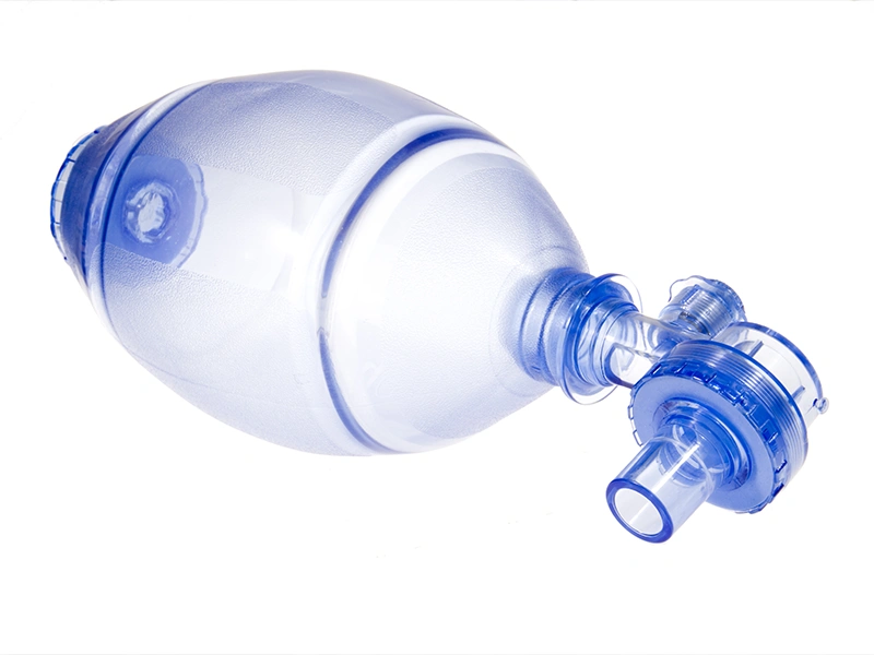 Silicone air bottles for ventilation use in medicine