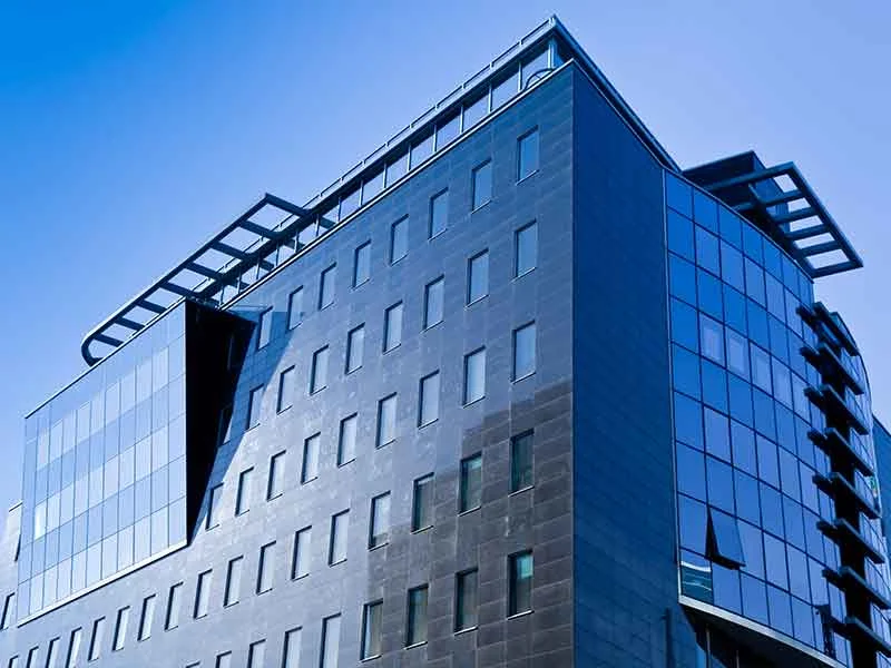 Aluminum for aluminum elements on building facades is manufactured using BUSS compounding systems.