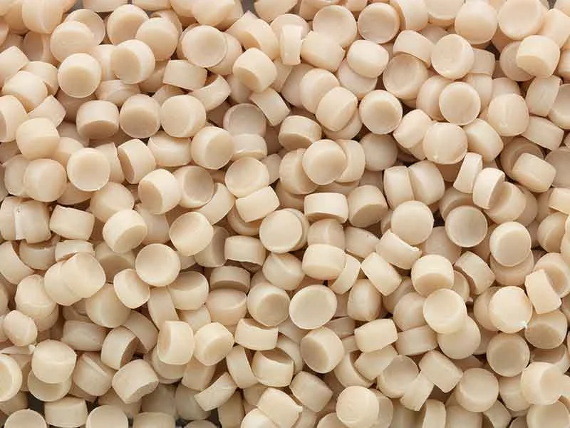 Beiges PVC Kabelcompounds Granulat für die Isolierung von Kabeln