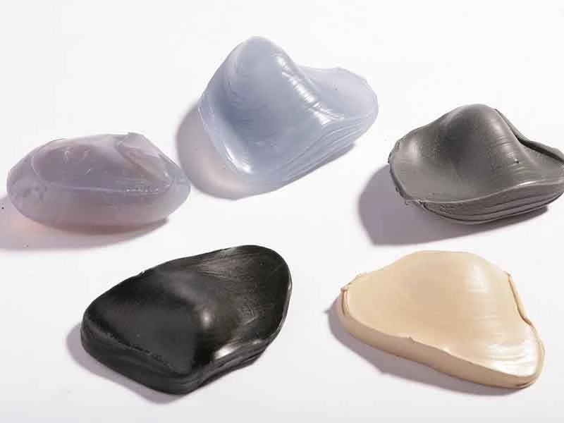 Raw mixture for calender processing system before calendering