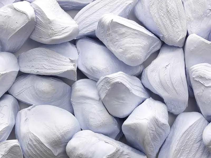 White raw mixture for calender processing systems from BUSS