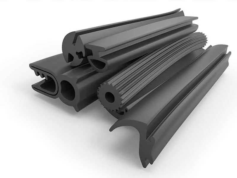 Schwarze Kabelschienen aus TPE Thermoplastischen Elastomeren