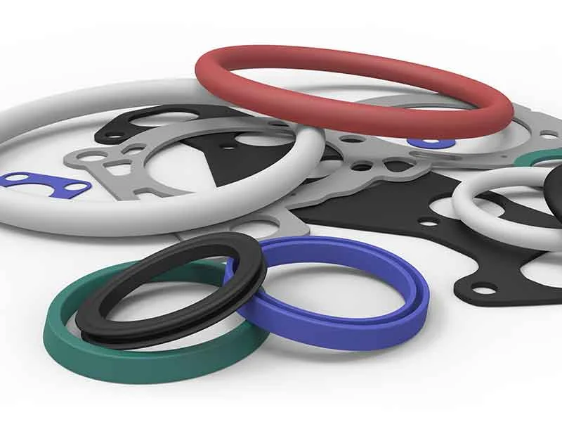 Dichtungsringe in verschiedenen Farben aus TPE Thermoplastischen Elastomeren