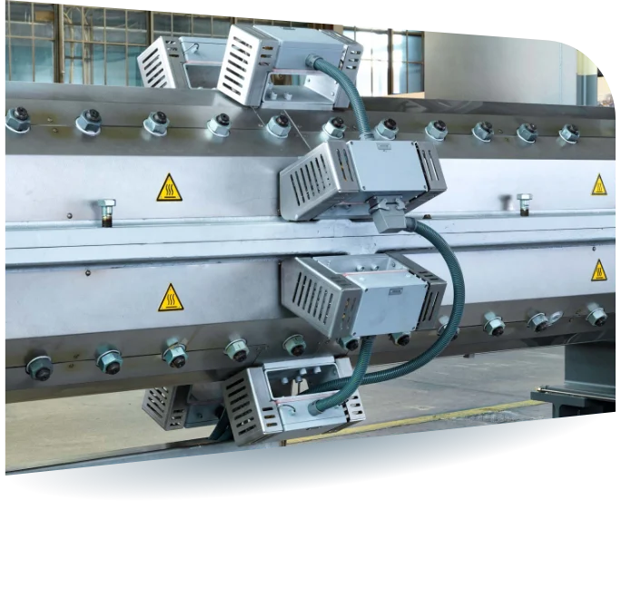 Die elektische Beheizung des Prozessbereichs des KX Ko-Kneters ist effizienter als die Flüssigbeheizung (HTM).